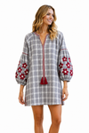 Football Plaid - Crimson & Grey