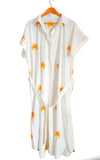 Button Up Palm Dress